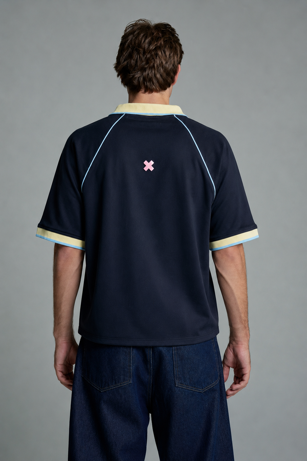 CAMISETA FÚTBOL AZUL