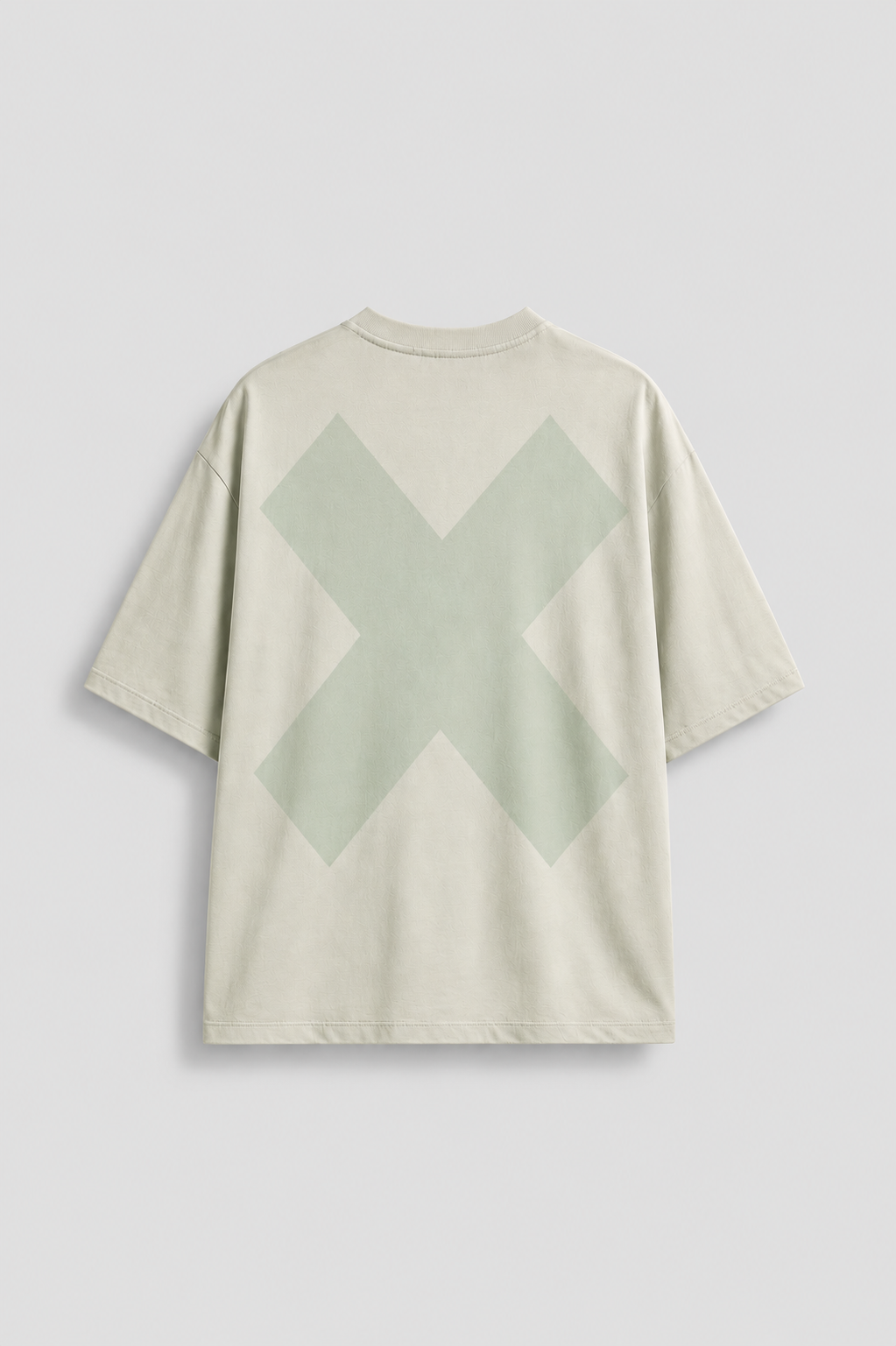 CAMISETA BOXY FIT OVERSIZED X GRIS