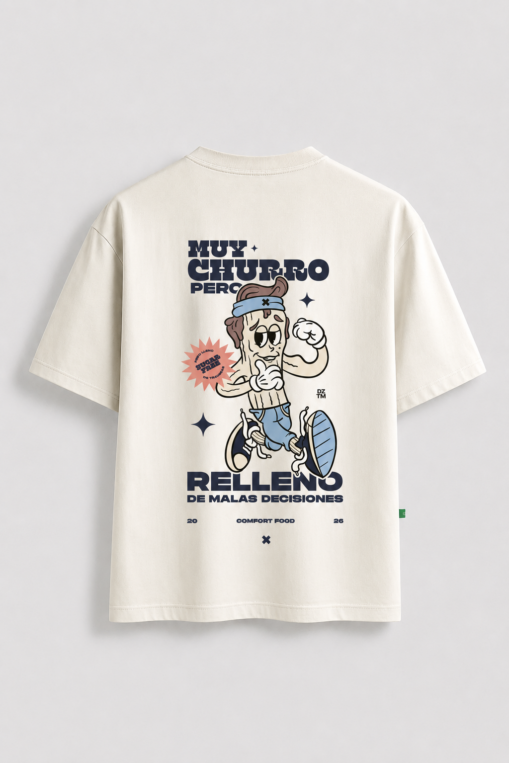 CAMISETA BOXY FIT * CHURRO