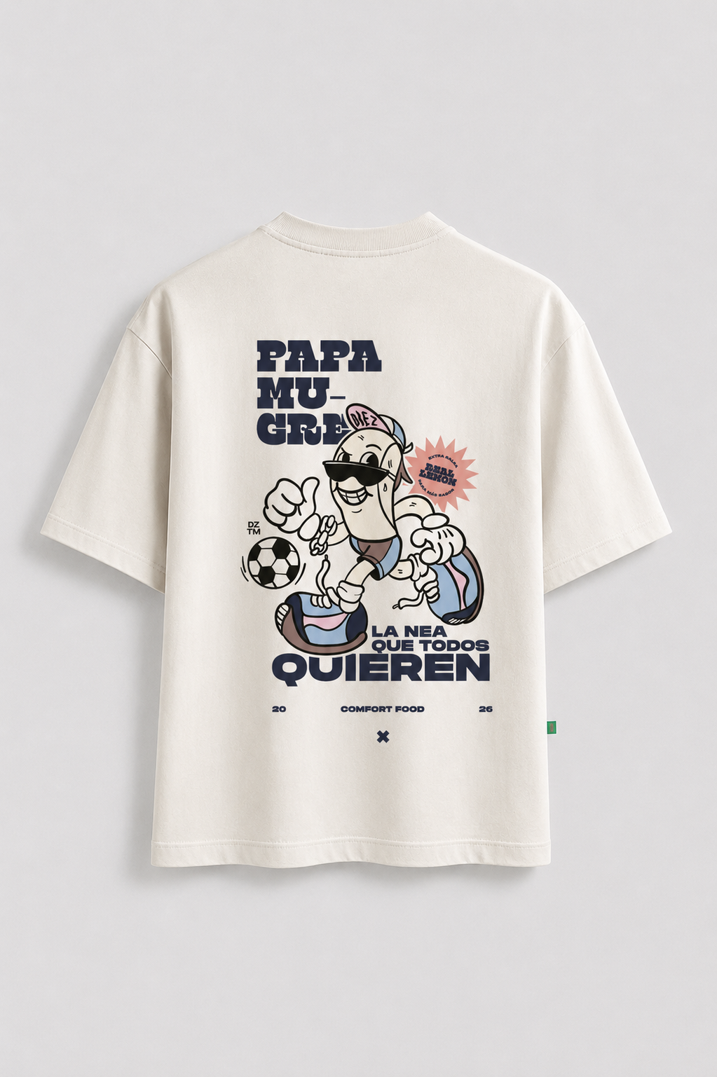 CAMISETA BOXY FIT * PAPA MUGRE