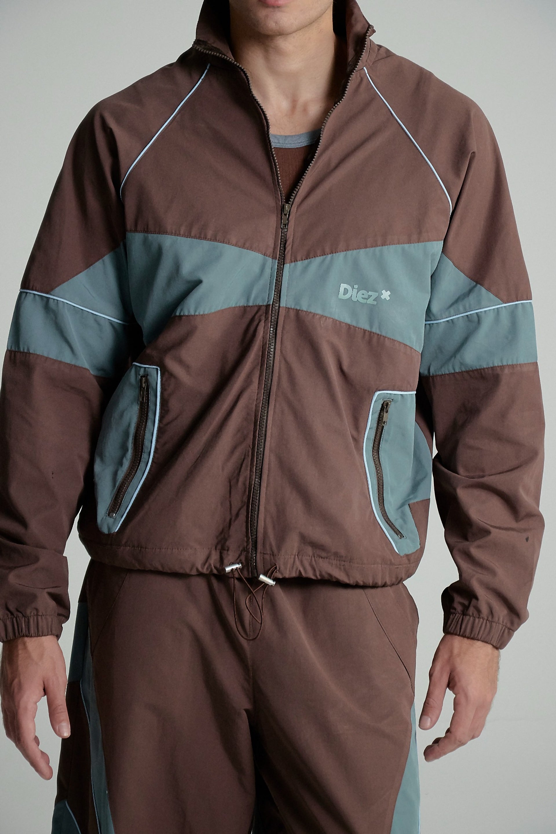 CHAQUETA TRACK BLOQUES DE COLOR