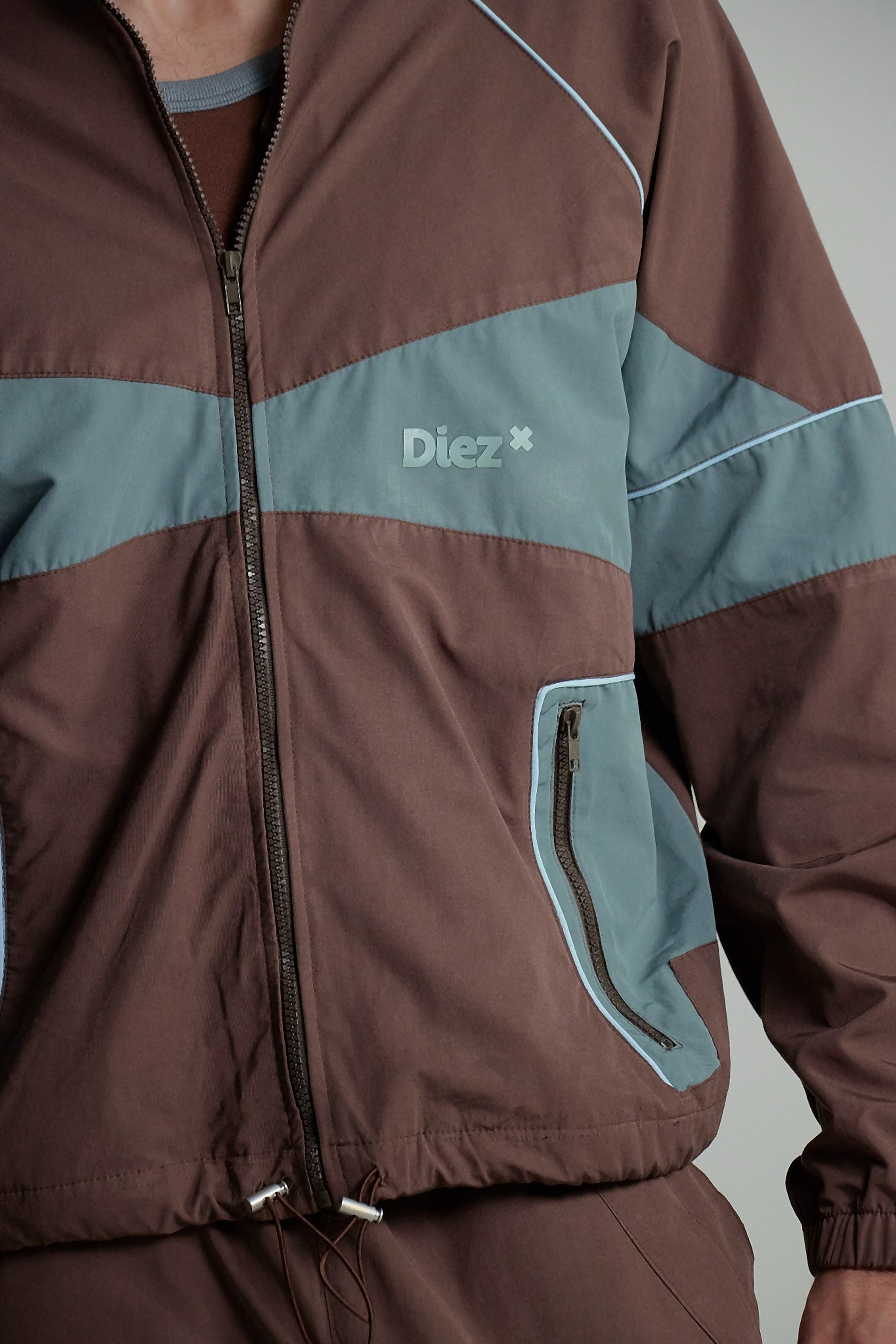 CHAQUETA TRACK BLOQUES DE COLOR