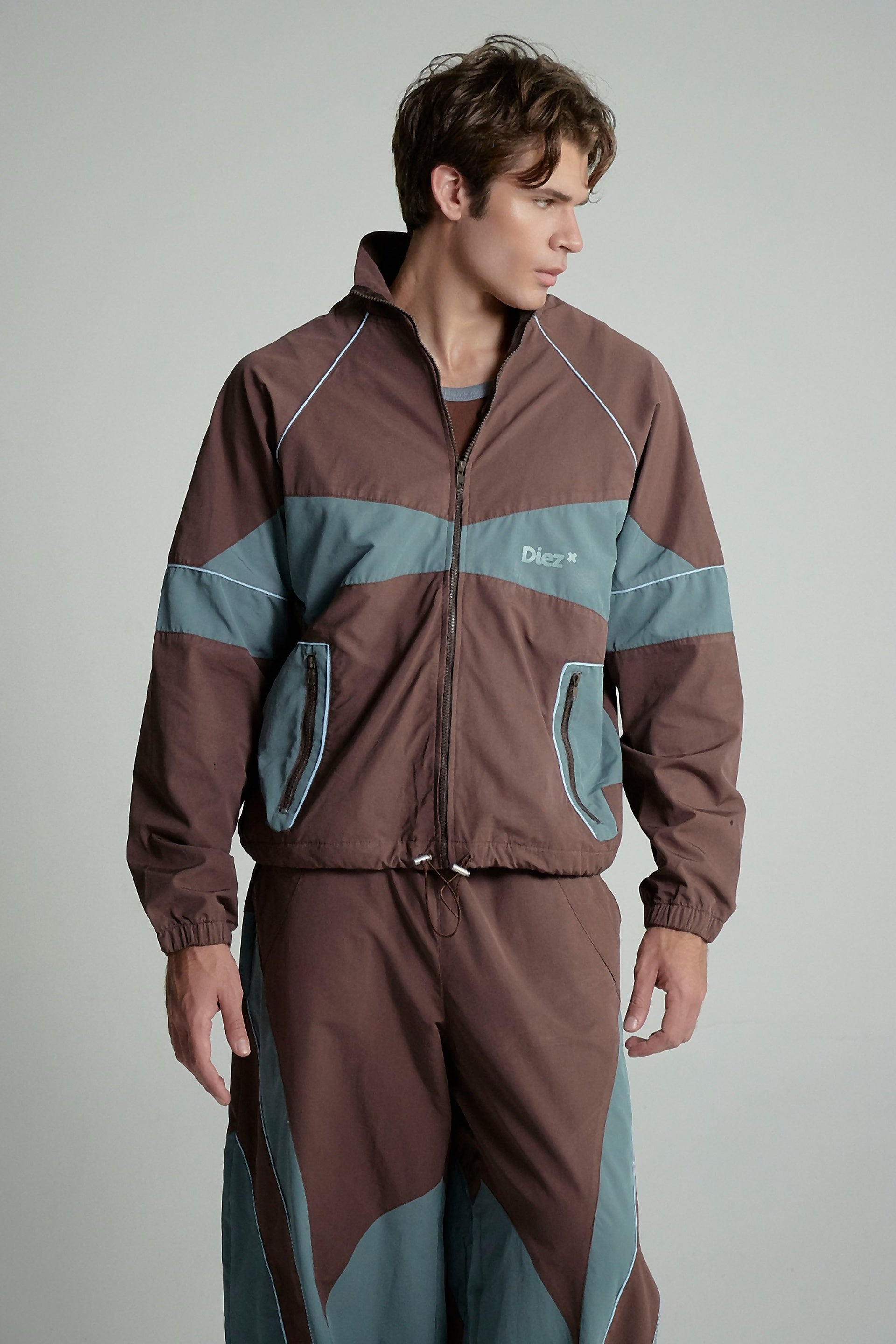CHAQUETA TRACK BLOQUES DE COLOR
