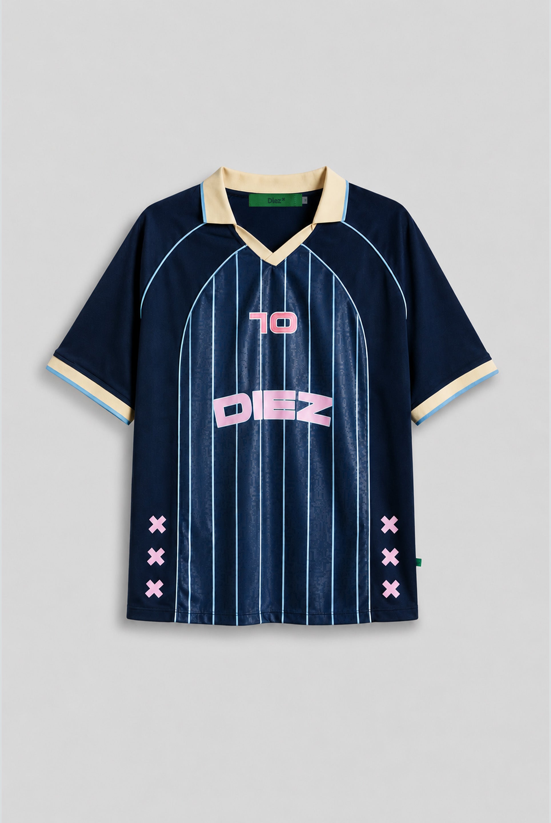 CAMISETA FÚTBOL AZUL