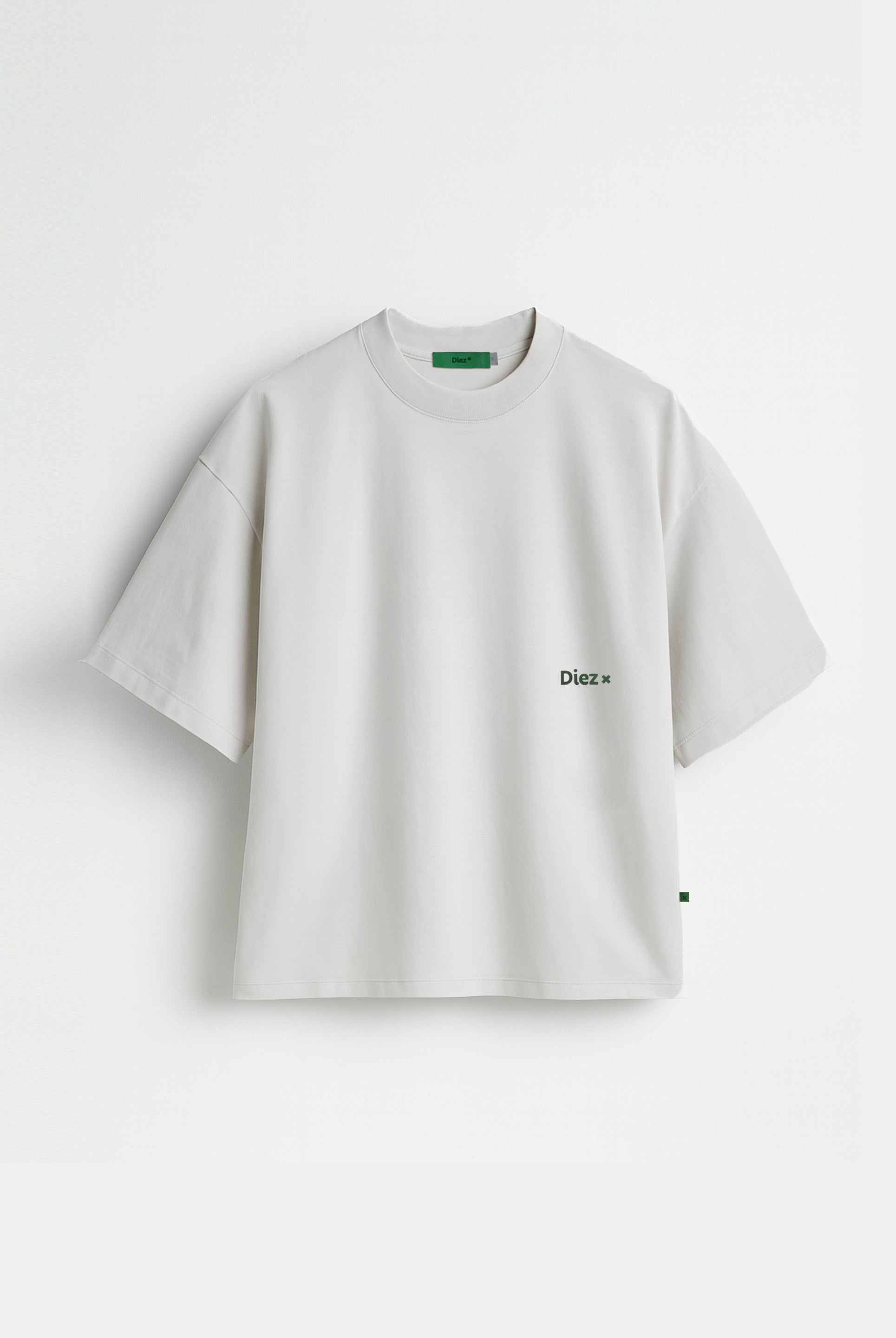 CAMISETA BOXY FIT GRIS X