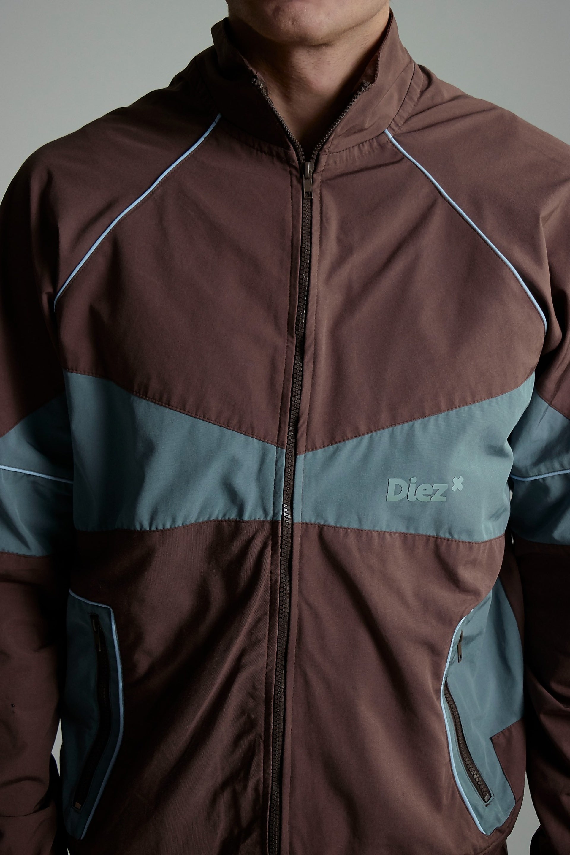 CHAQUETA TRACK BLOQUES DE COLOR